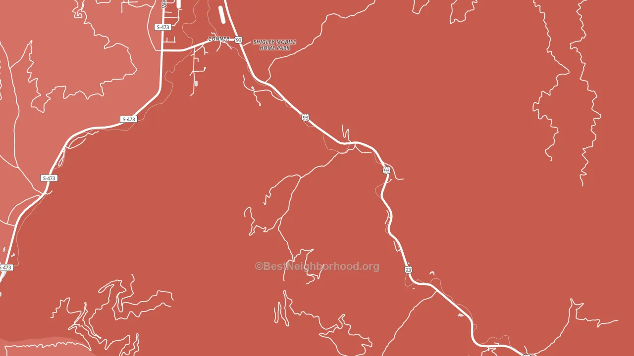 59827, MT block-group political-lean map
