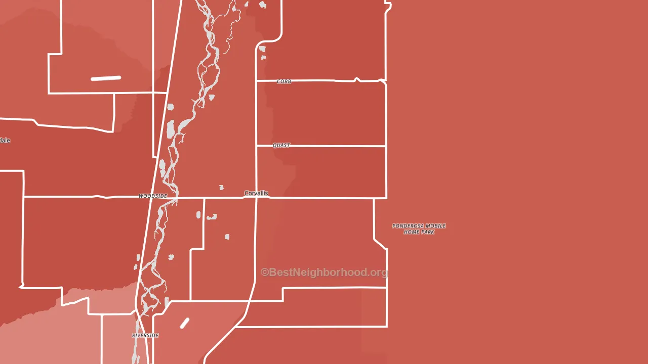 59828, MT block-group political-lean map