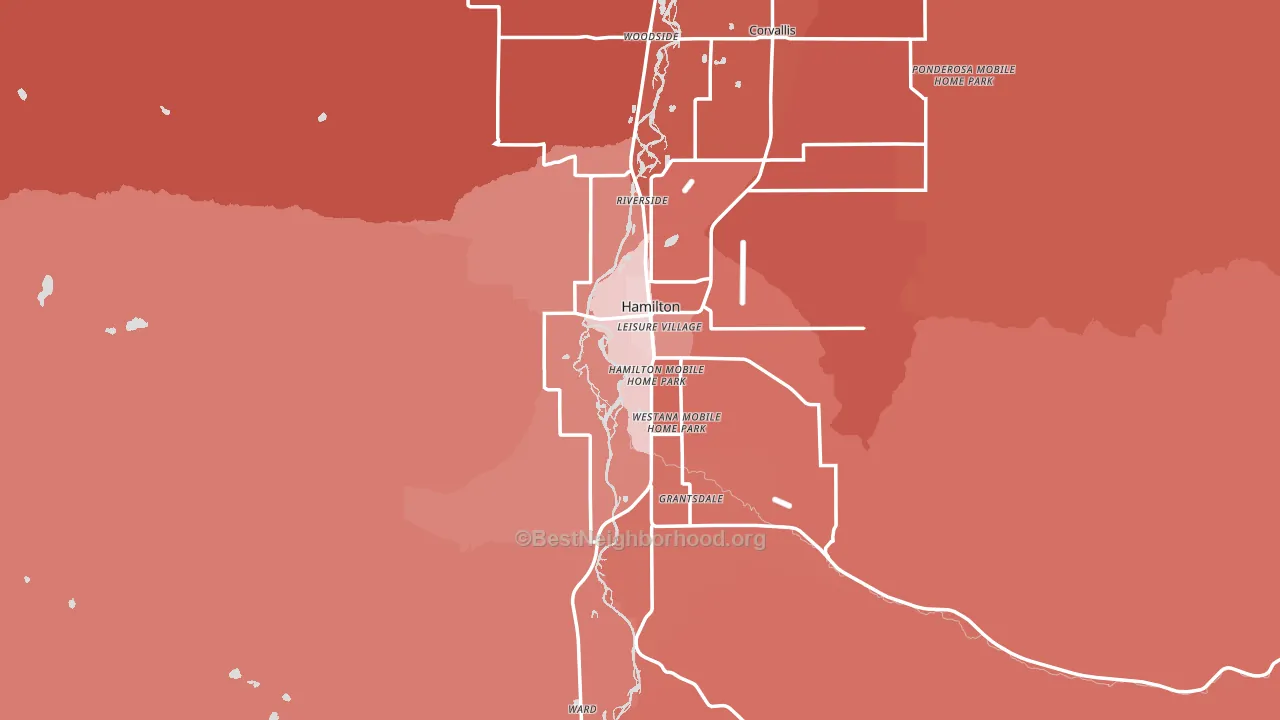 59840, MT block-group political-lean map