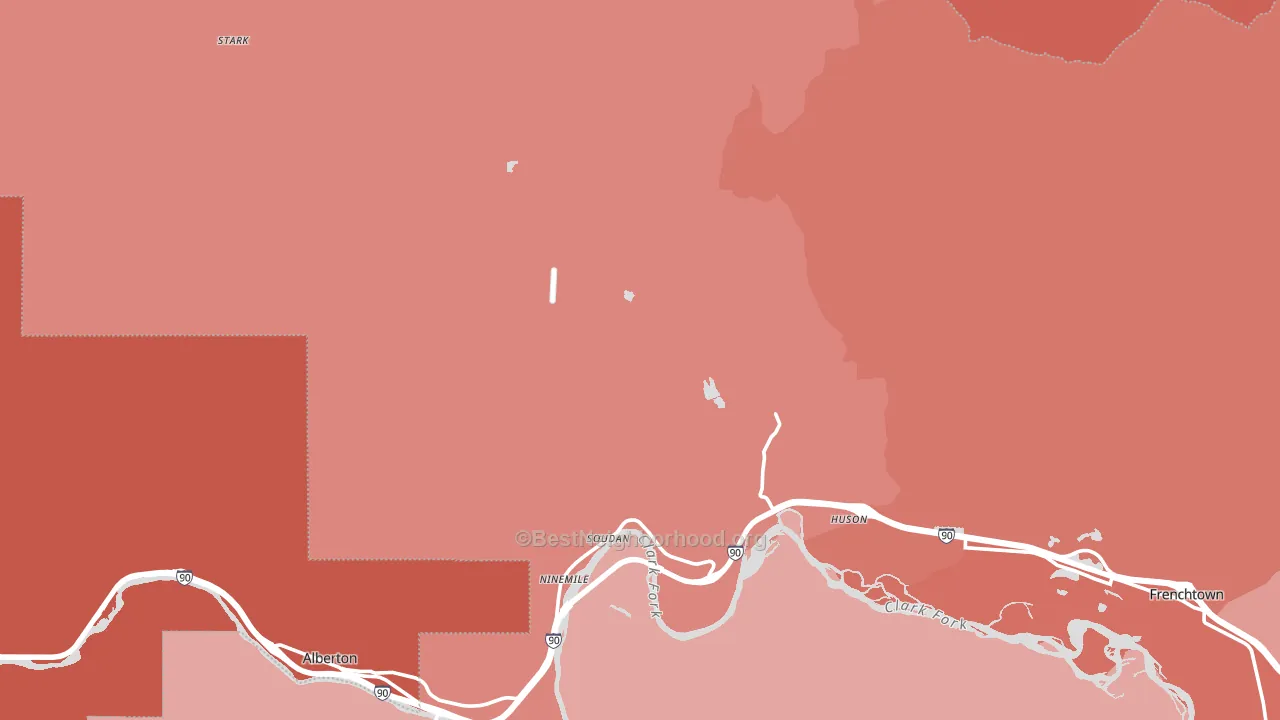 59846, MT block-group political-lean map