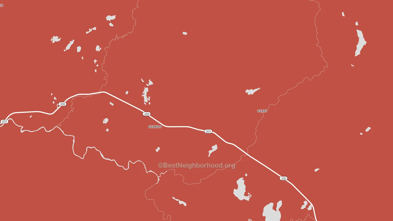 59854, MT block-group political-lean map