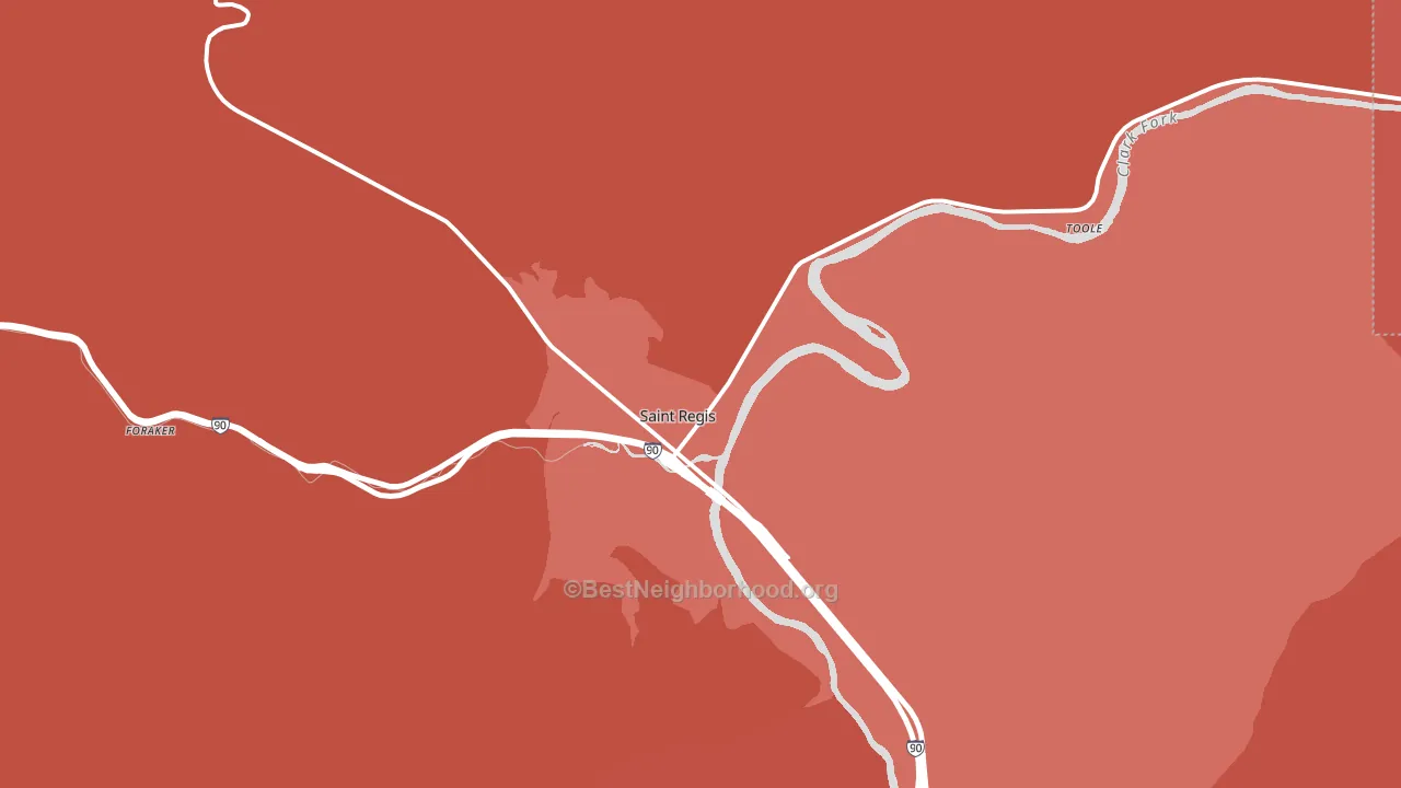 59866, MT block-group political-lean map