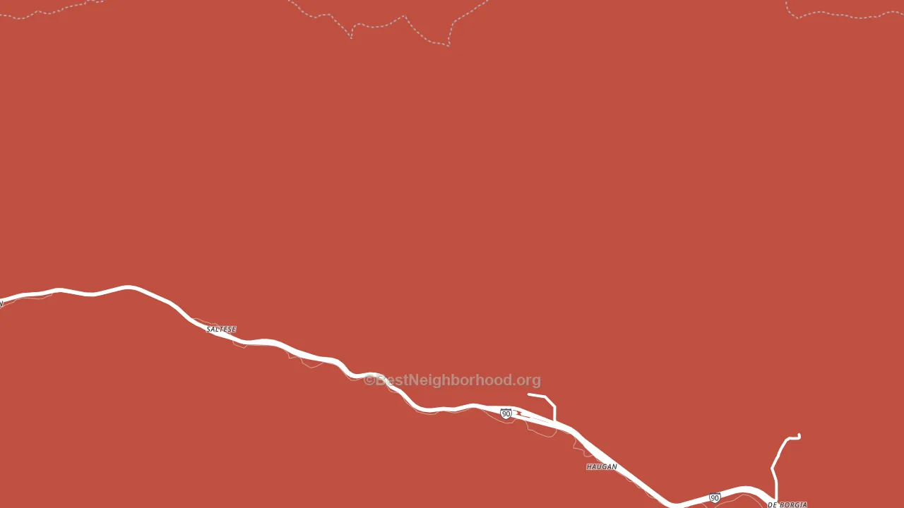 59867, MT block-group political-lean map