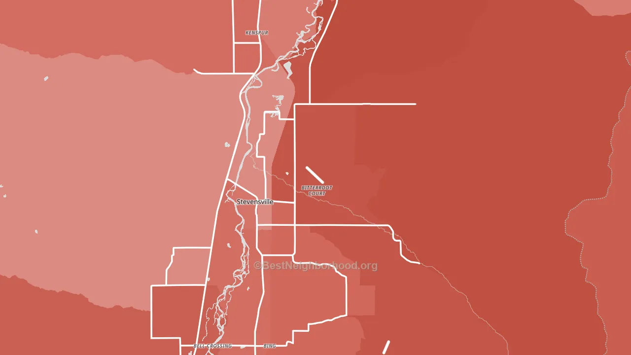 59870, MT block-group political-lean map