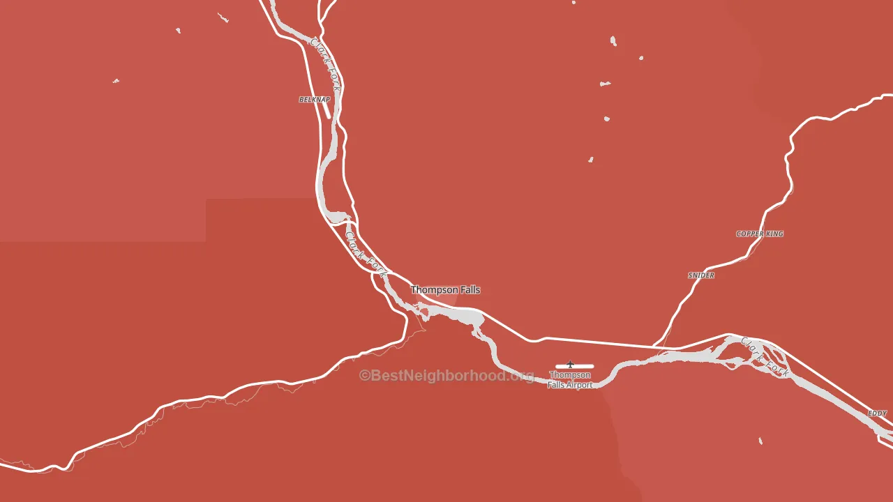 59873, MT block-group political-lean map
