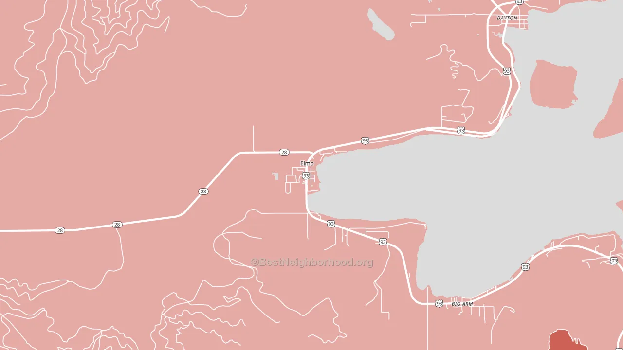 59915, MT block-group political-lean map