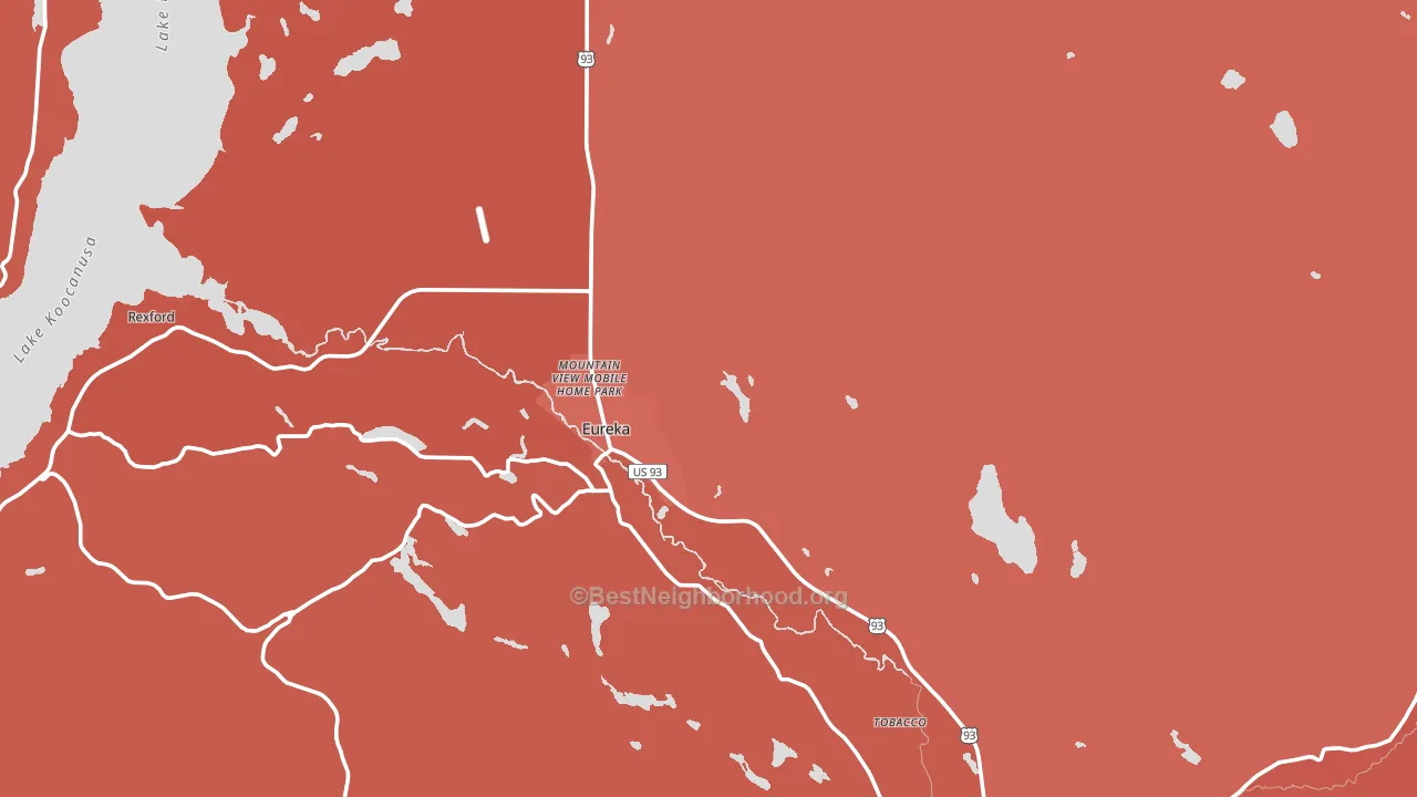 59917, MT block-group political-lean map