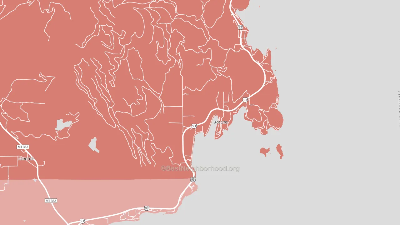 59931, MT block-group political-lean map