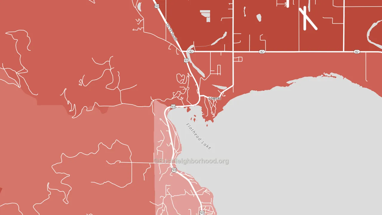59932, MT block-group political-lean map