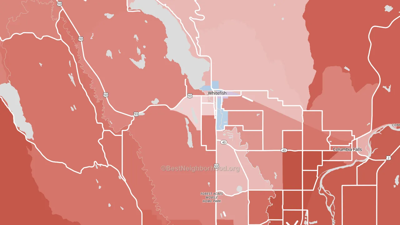 59937, MT block-group political-lean map