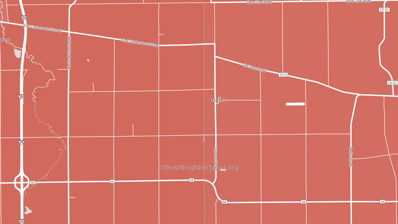 60129, IL block-group political-lean map