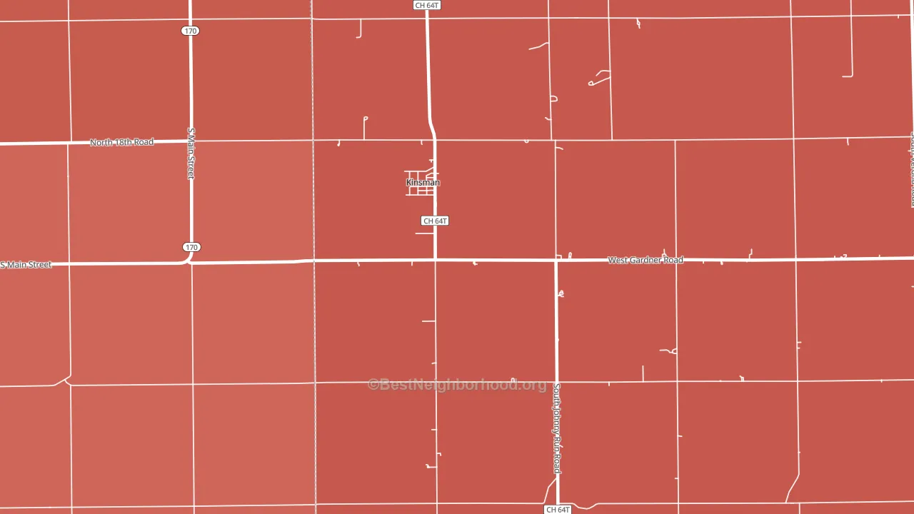 60437, IL block-group political-lean map