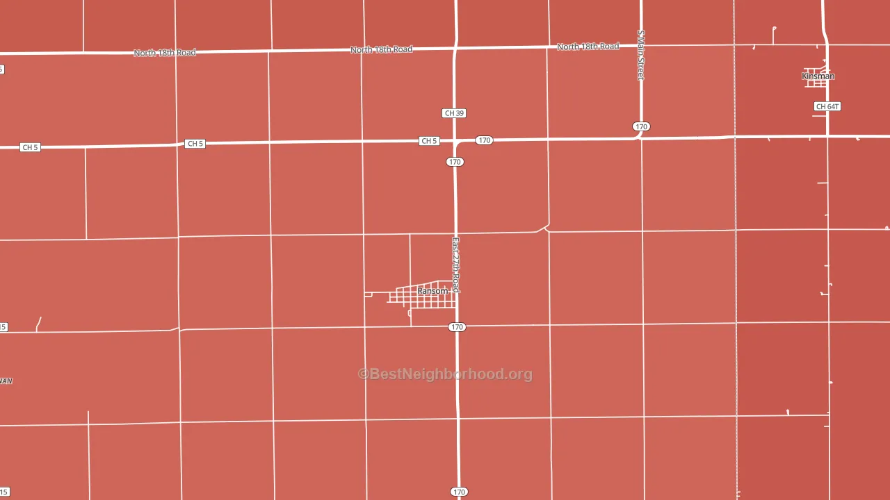 60470, IL block-group political-lean map