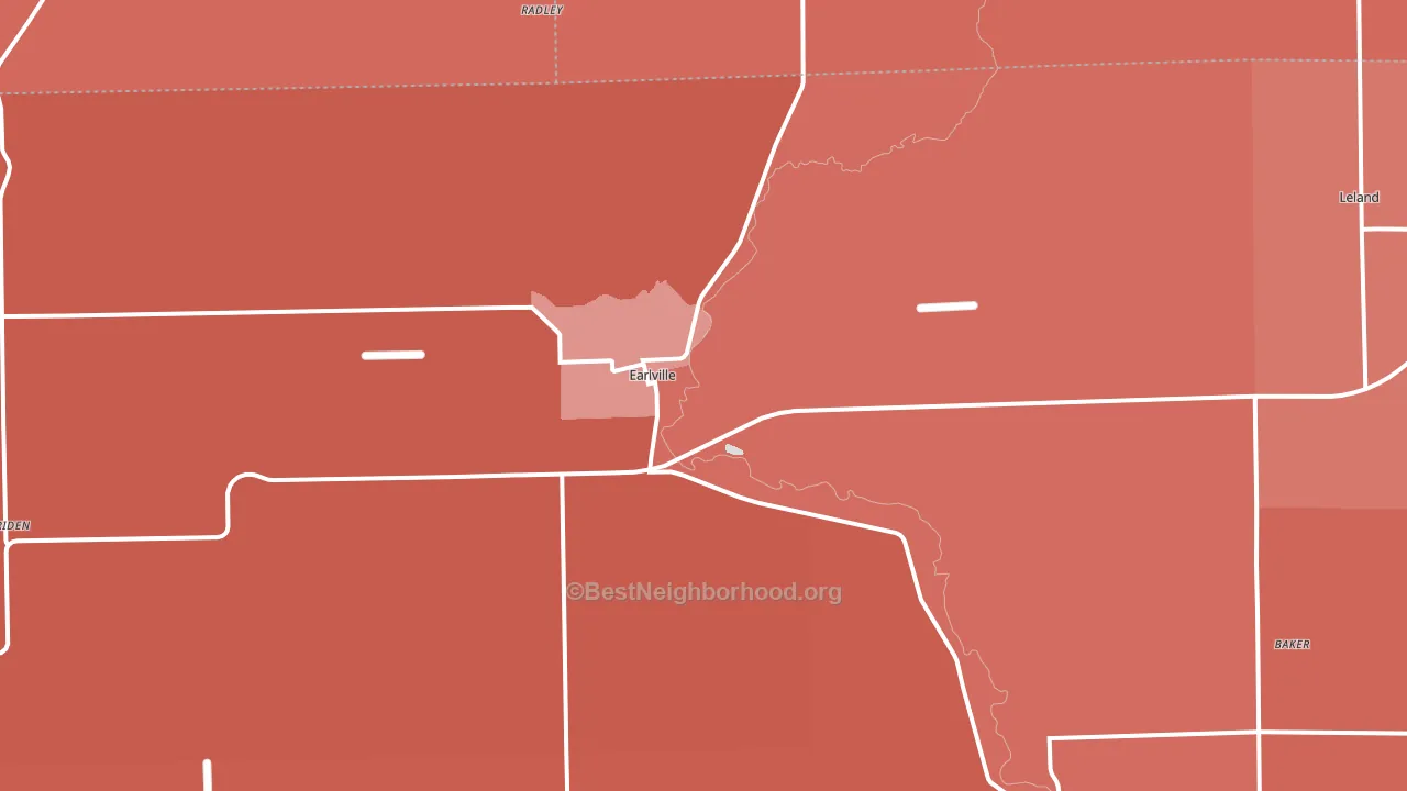 60518, IL block-group political-lean map