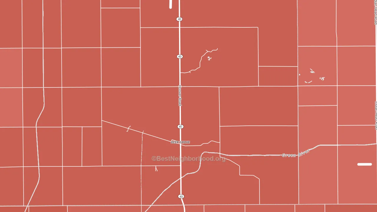 61243, IL block-group political-lean map