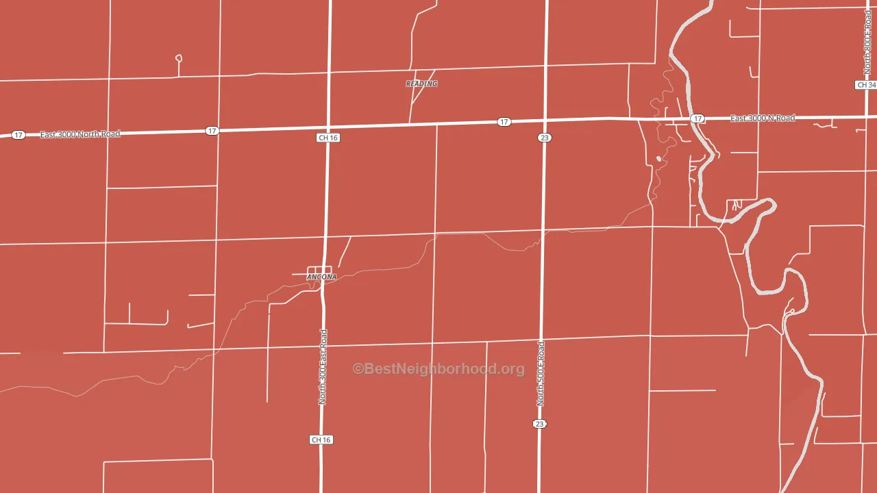 61311, IL block-group political-lean map
