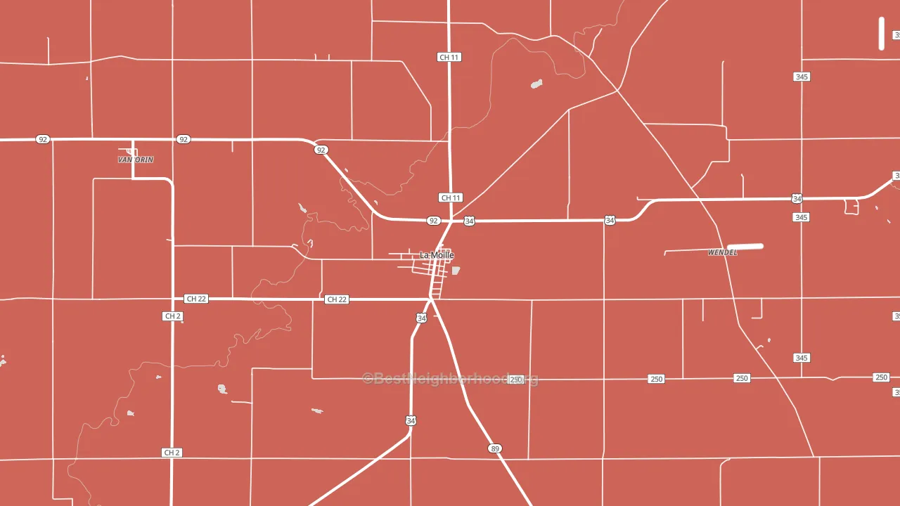 61330, IL block-group political-lean map