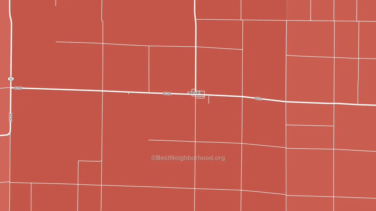 61471, IL block-group political-lean map