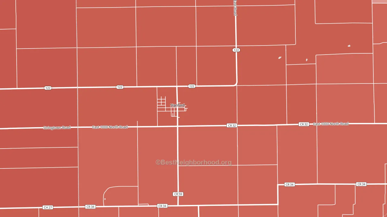 61774, IL block-group political-lean map