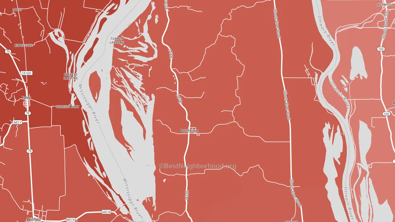 62006, IL block-group political-lean map