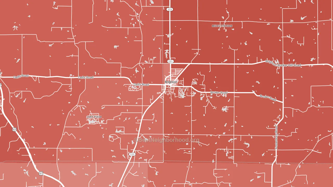 62012, IL block-group political-lean map