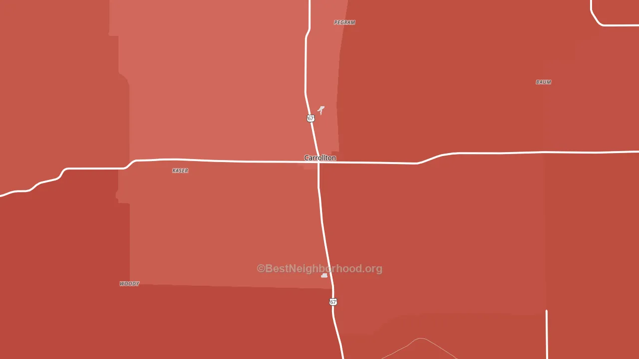 62016, IL block-group political-lean map