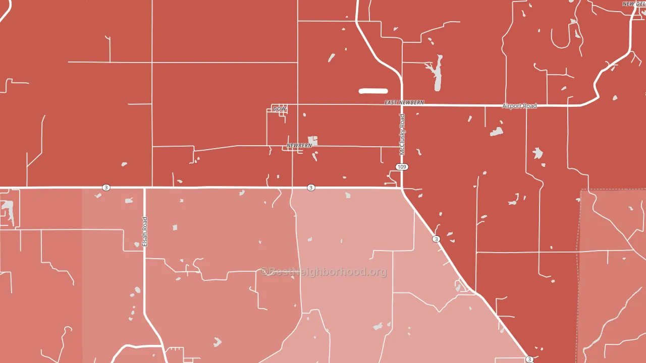 62022, IL block-group political-lean map