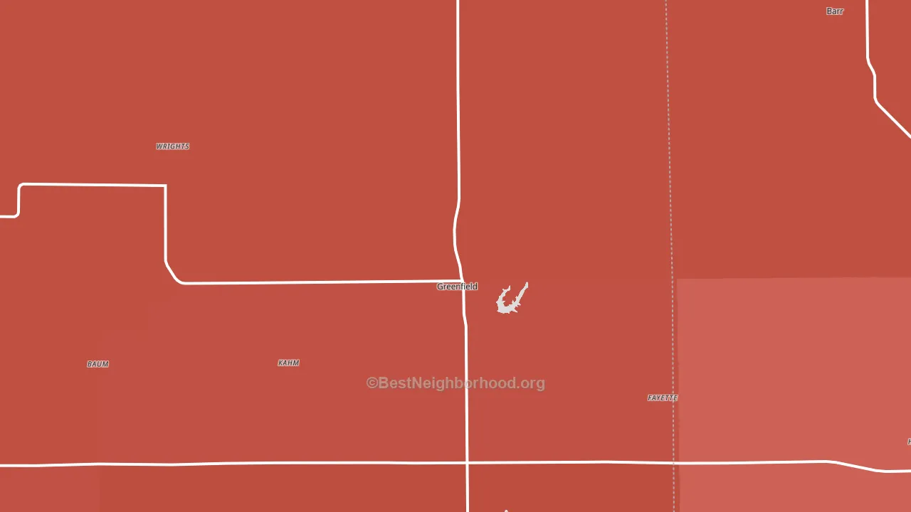 62044, IL block-group political-lean map