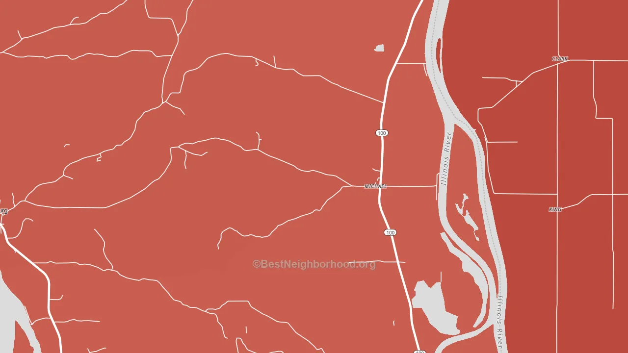 62065, IL block-group political-lean map