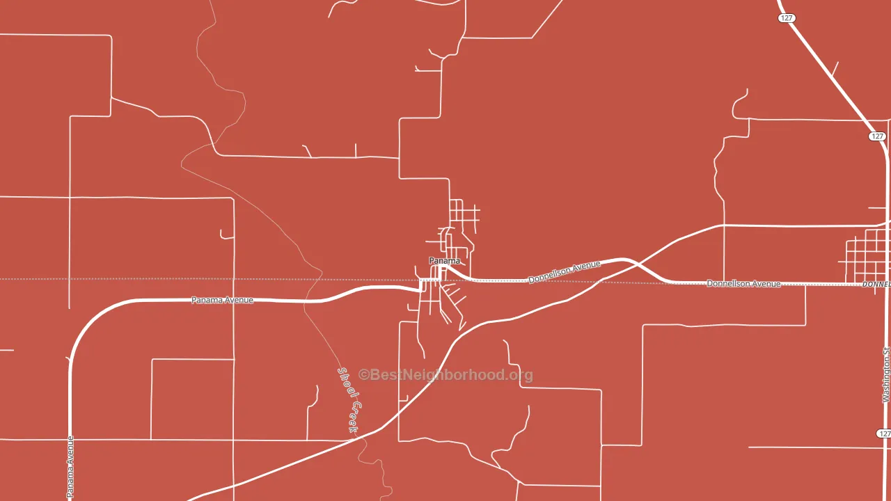 62077, IL block-group political-lean map