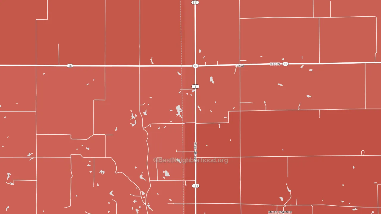 62079, IL block-group political-lean map