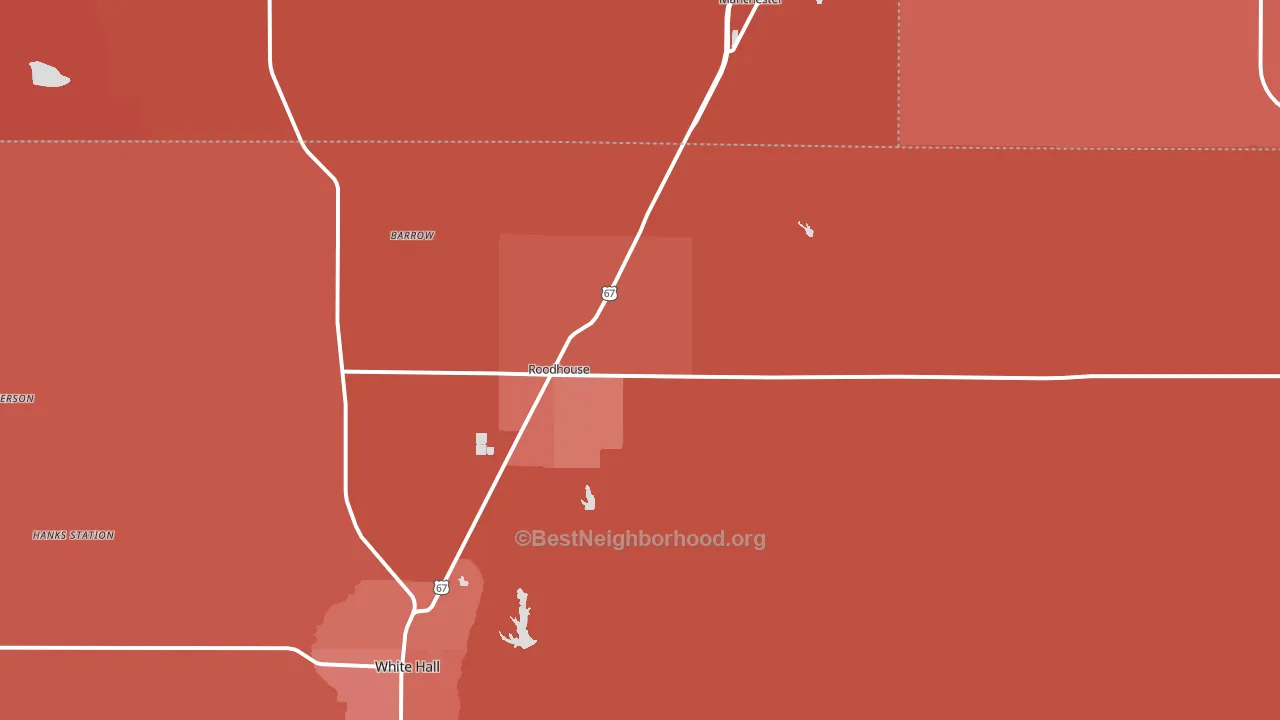 62082, IL block-group political-lean map