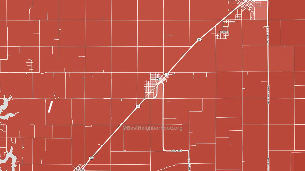 62094, IL block-group political-lean map