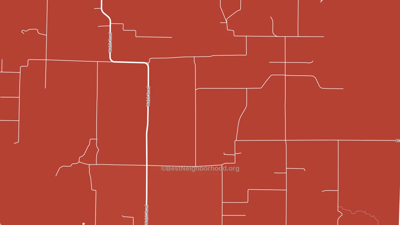 62297, IL block-group political-lean map