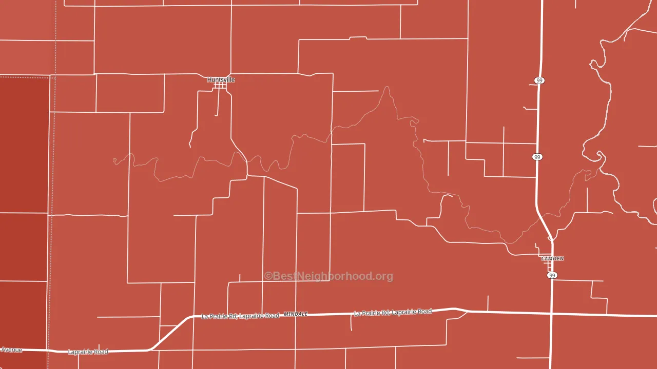 62344, IL block-group political-lean map
