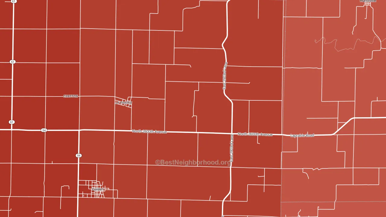 62346, IL block-group political-lean map