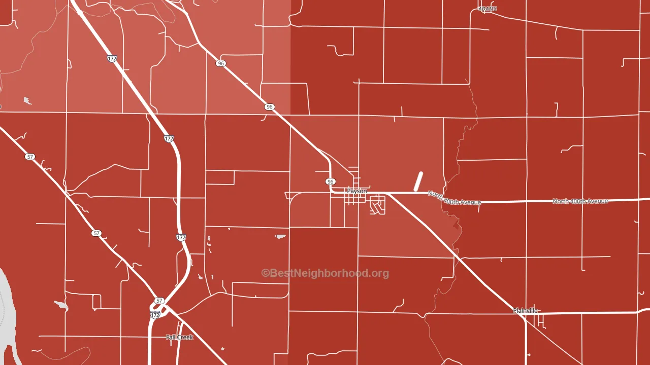 62360, IL block-group political-lean map