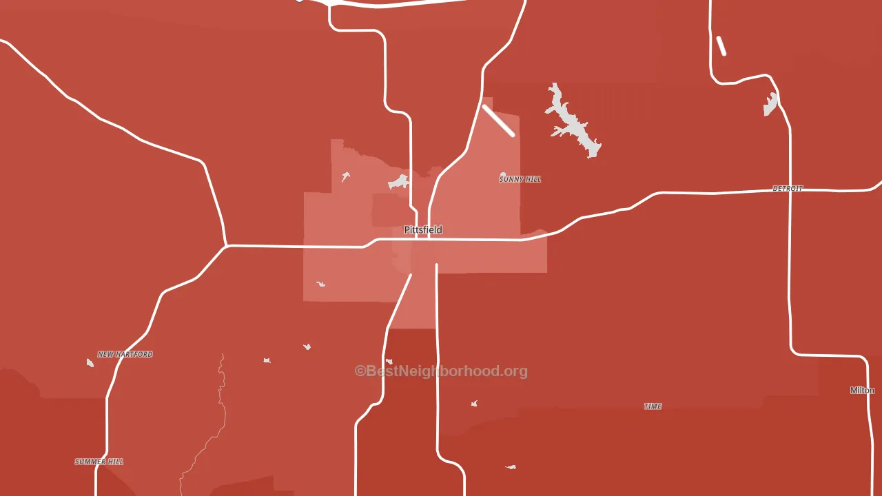 62363, IL block-group political-lean map