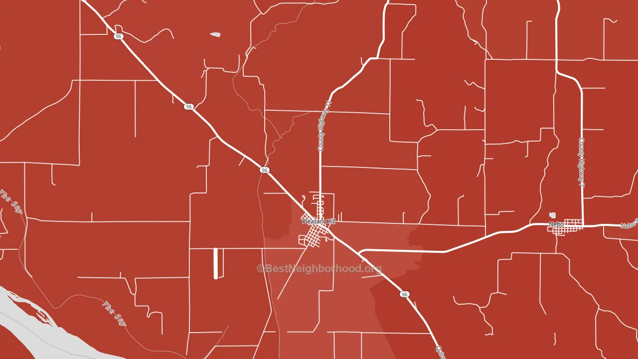 62366, IL block-group political-lean map