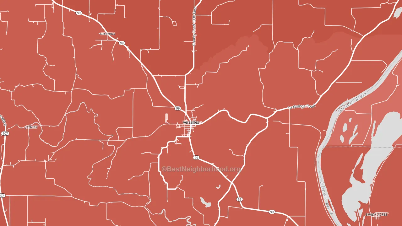 62378, IL block-group political-lean map