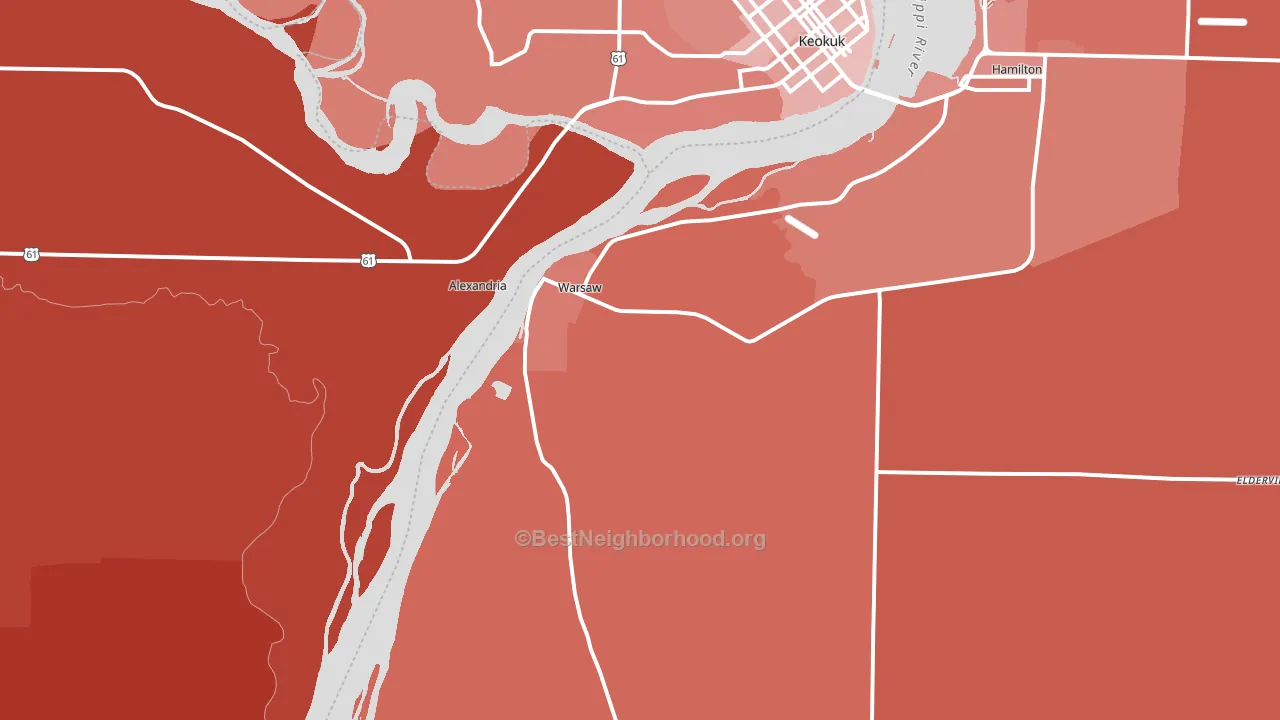 62379, IL block-group political-lean map