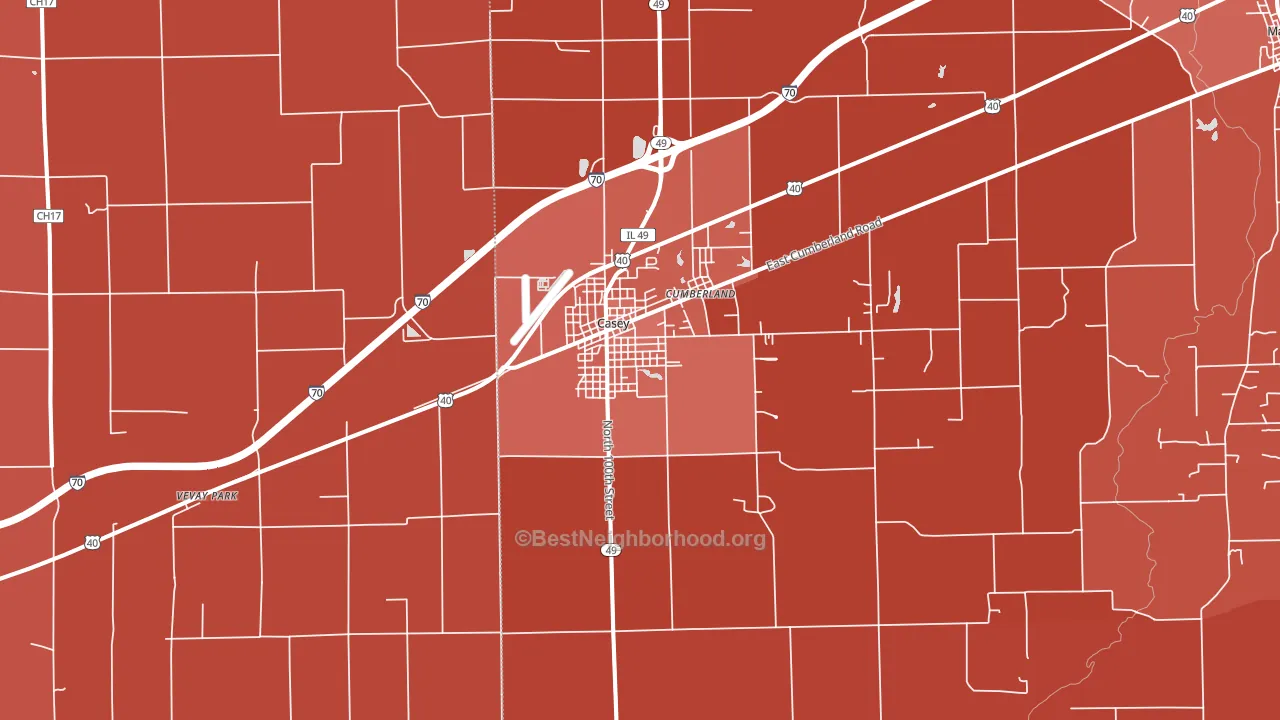62420, IL block-group political-lean map