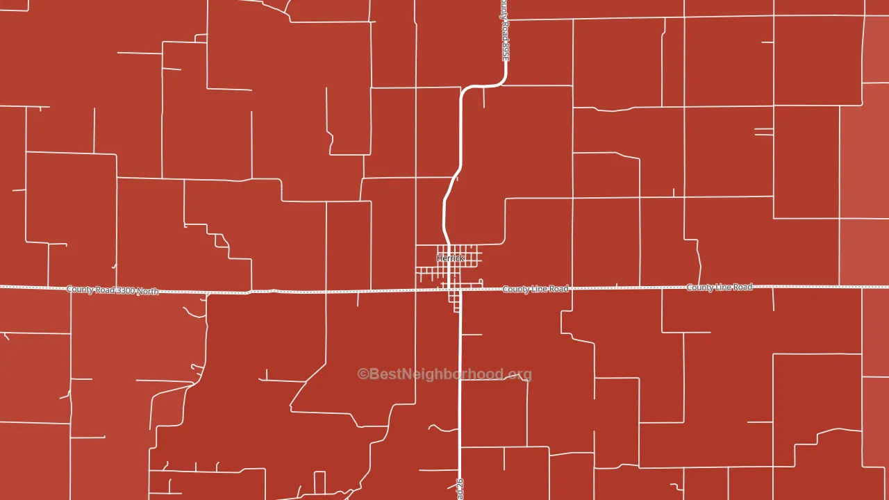 62431, IL block-group political-lean map