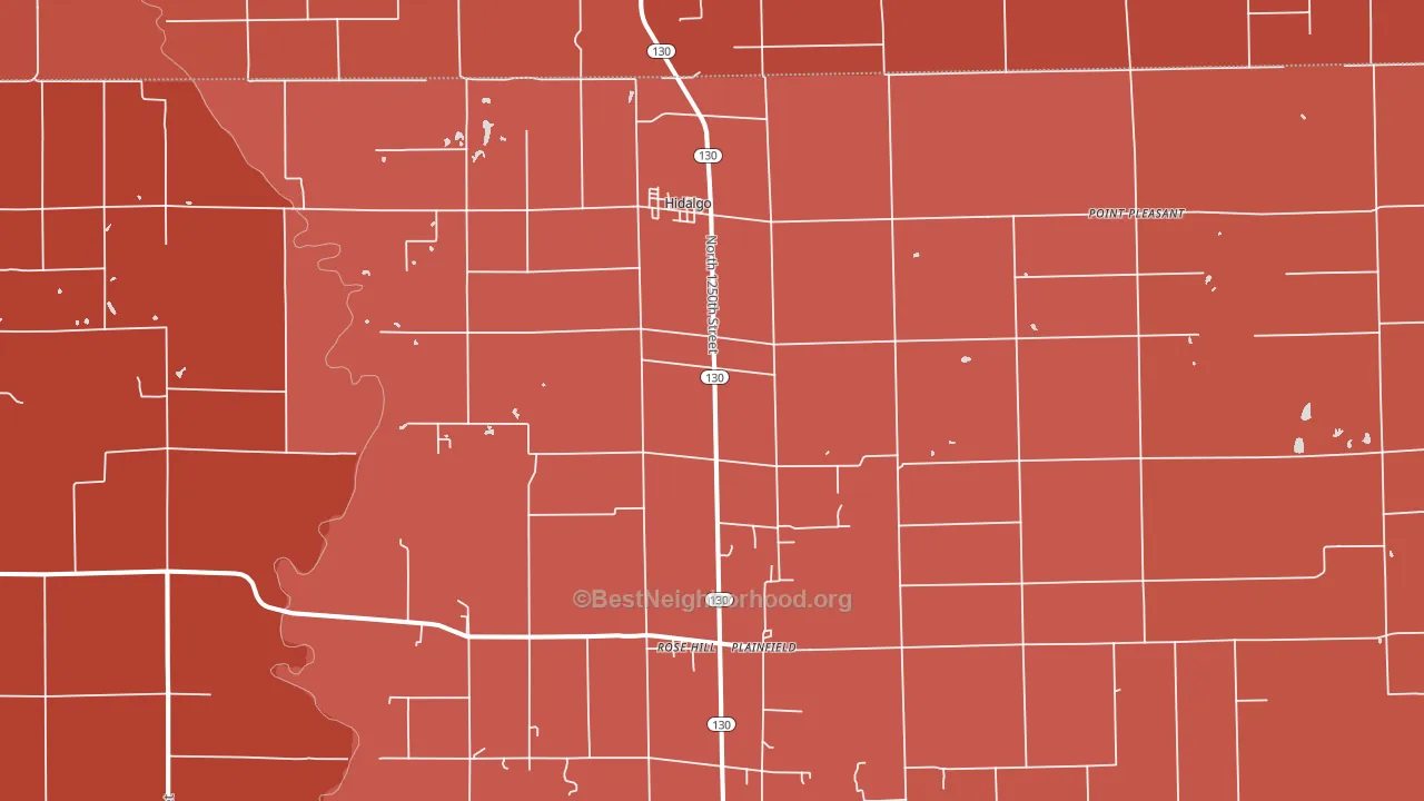 62432, IL block-group political-lean map