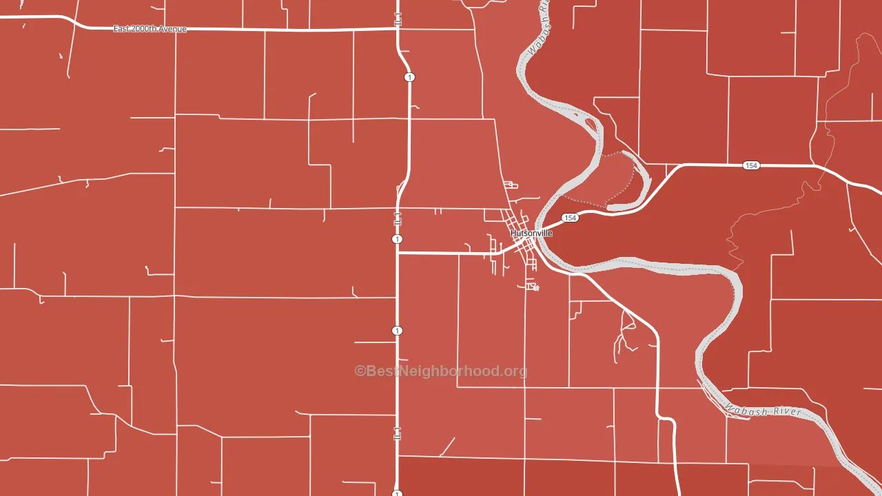 62433, IL block-group political-lean map