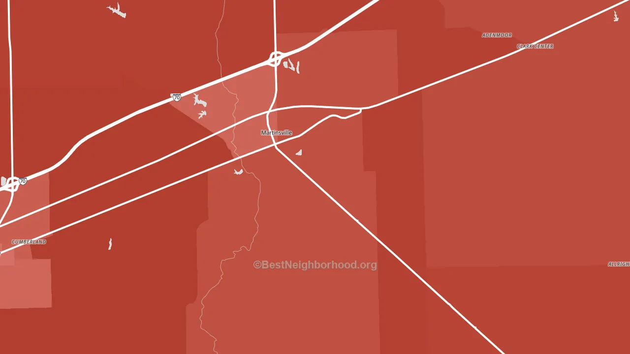 62442, IL block-group political-lean map