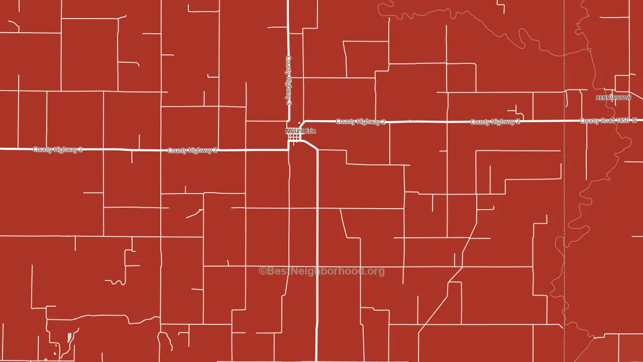 62446, IL block-group political-lean map