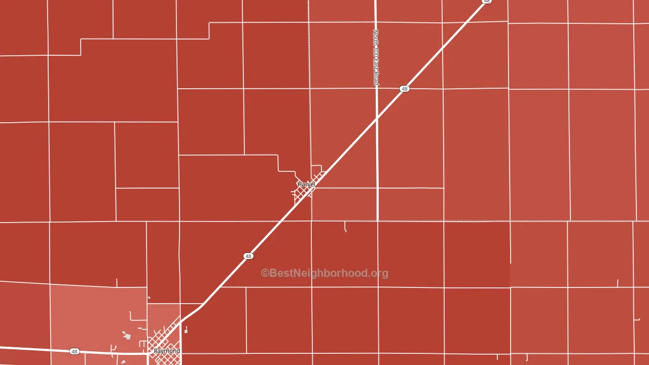62538, IL block-group political-lean map