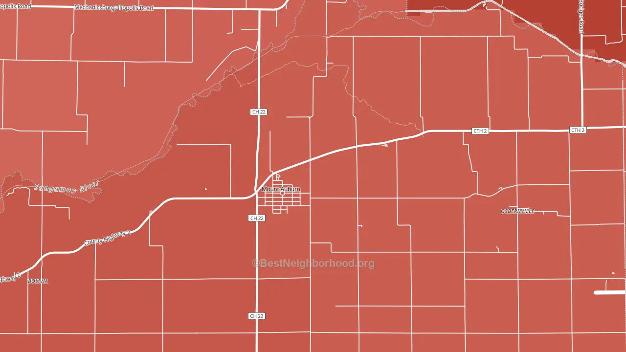 62547, IL block-group political-lean map