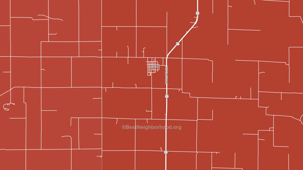 62553, IL block-group political-lean map